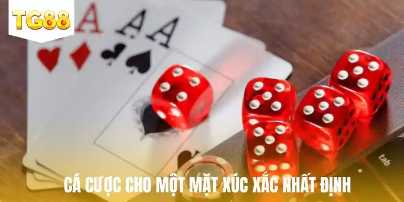 Cá cược cho một mặt xúc xắc nhất định